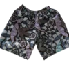 Women’s Shorts Abstract Silver/Lilac/Turquoise Design - One Size (UK size 6 to 16)