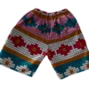 hofr_spwl_1 Women's Short Pink/White/Turquoise Design - One Size from 6 to 14